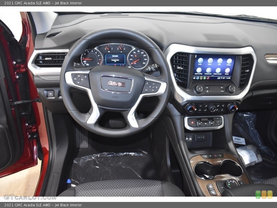 Jet Black Interior Dashboard for the 2021 GMC Acadia SLE AWD #139746059