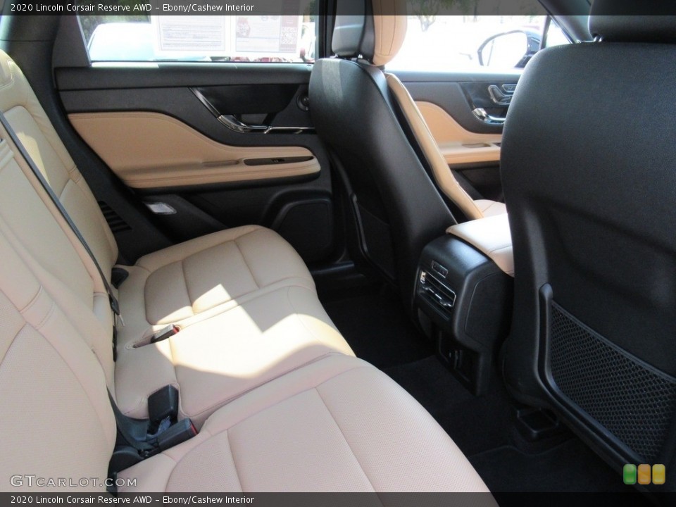 Ebony/Cashew Interior Rear Seat for the 2020 Lincoln Corsair Reserve AWD #139748383
