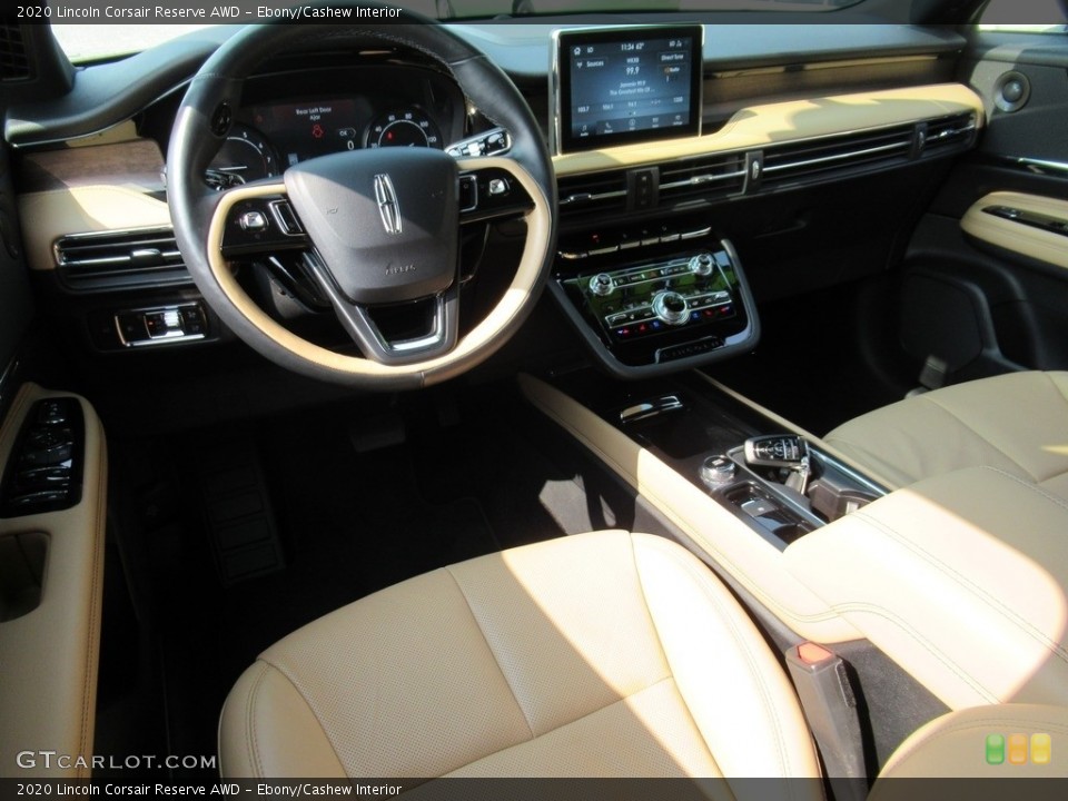 Ebony/Cashew Interior Photo for the 2020 Lincoln Corsair Reserve AWD #139748423