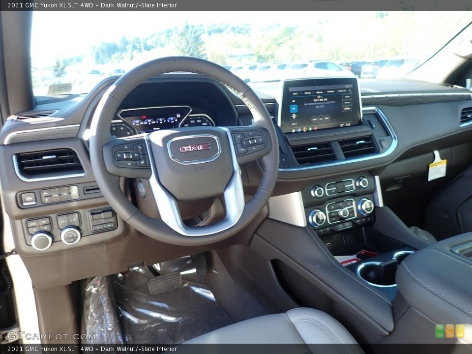 Dark Walnut/­Slate Interior Dashboard for the 2021 GMC Yukon XL SLT 4WD #139749575