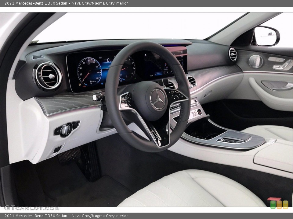 Neva Gray/Magma Gray Interior Photo for the 2021 Mercedes-Benz E 350 Sedan #139750208