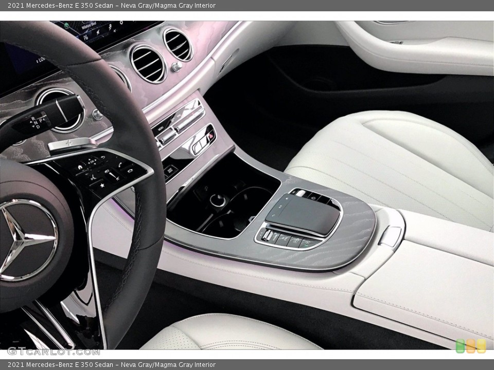Neva Gray/Magma Gray Interior Controls for the 2021 Mercedes-Benz E 350 Sedan #139750256