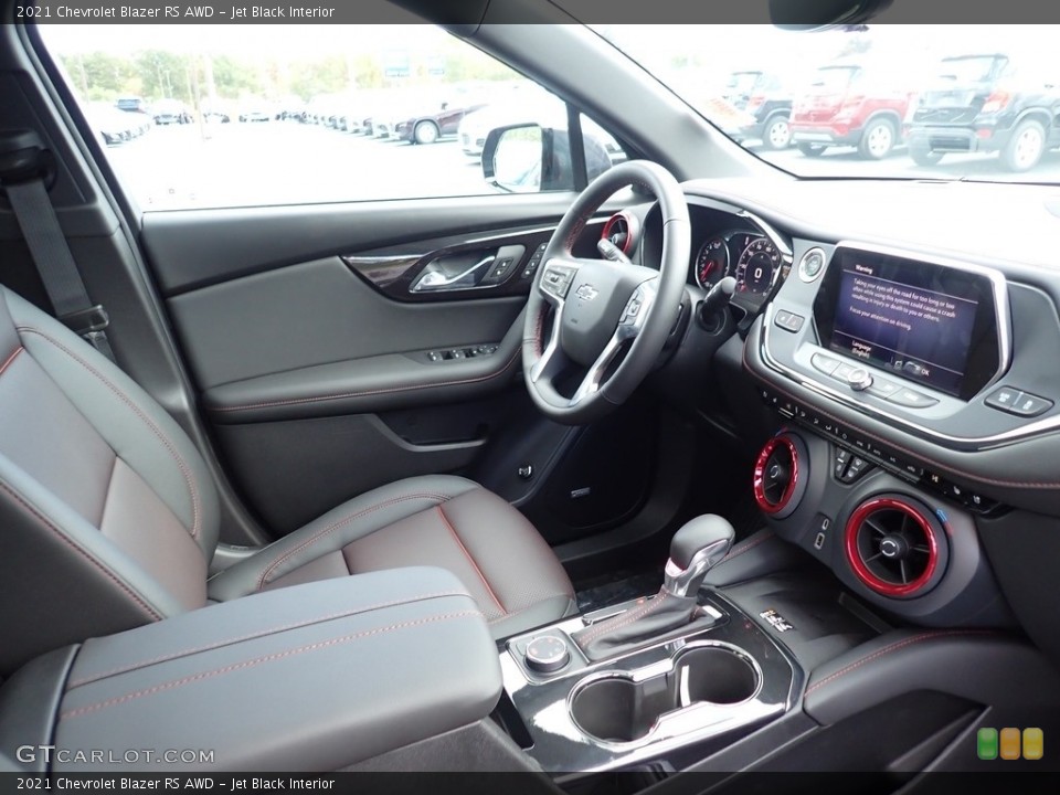 Jet Black Interior Dashboard for the 2021 Chevrolet Blazer RS AWD #139750742