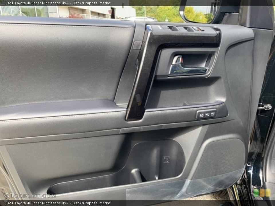 Black/Graphite Interior Door Panel for the 2021 Toyota 4Runner Nightshade 4x4 #139750978