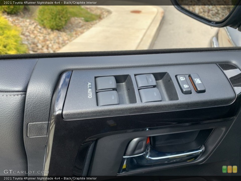 Black/Graphite Interior Controls for the 2021 Toyota 4Runner Nightshade 4x4 #139750991