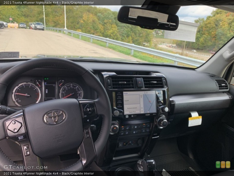 Black/Graphite Interior Dashboard for the 2021 Toyota 4Runner Nightshade 4x4 #139751021