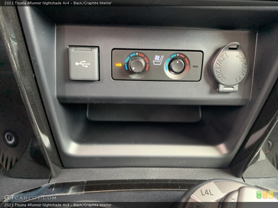 Black/Graphite Interior Controls for the 2021 Toyota 4Runner Nightshade 4x4 #139751150