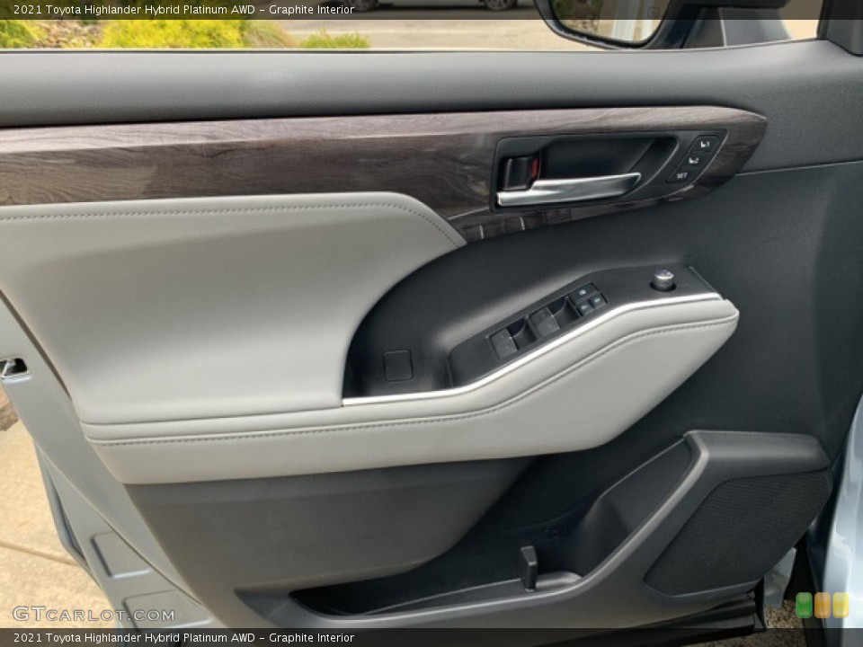 Graphite Interior Door Panel for the 2021 Toyota Highlander Hybrid Platinum AWD #139751744