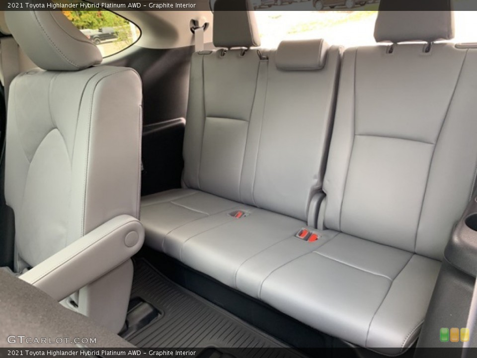 Graphite Interior Rear Seat for the 2021 Toyota Highlander Hybrid Platinum AWD #139751885