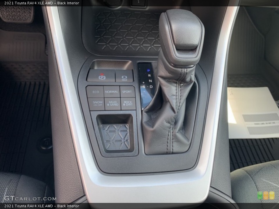 Black Interior Transmission for the 2021 Toyota RAV4 XLE AWD #139752374