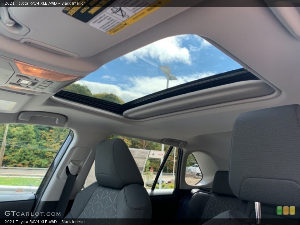 Black Interior Sunroof for the 2021 Toyota RAV4 XLE AWD #139752386