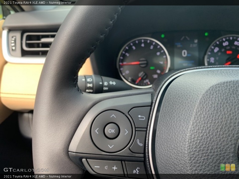 Nutmeg Interior Steering Wheel for the 2021 Toyota RAV4 XLE AWD #139752467
