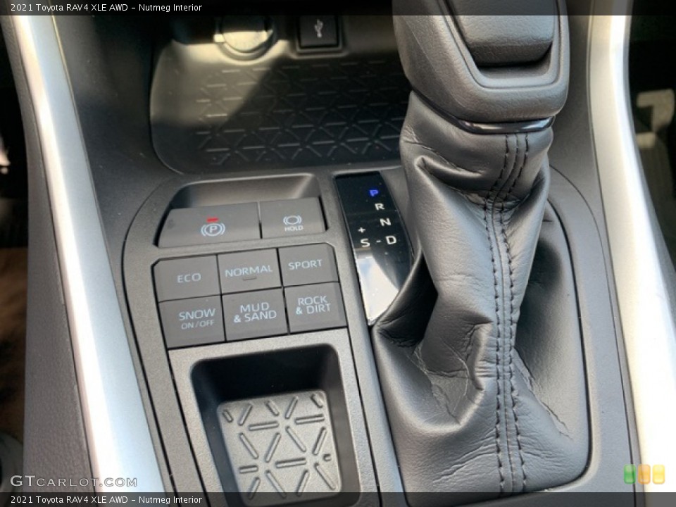 Nutmeg Interior Controls for the 2021 Toyota RAV4 XLE AWD #139752488
