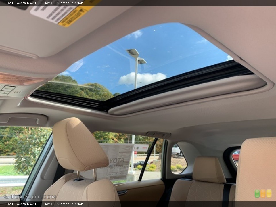 Nutmeg Interior Sunroof for the 2021 Toyota RAV4 XLE AWD #139752494