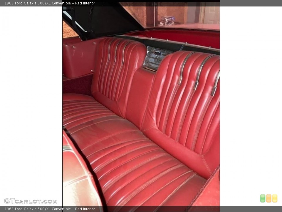 Red 1963 Ford Galaxie Interiors