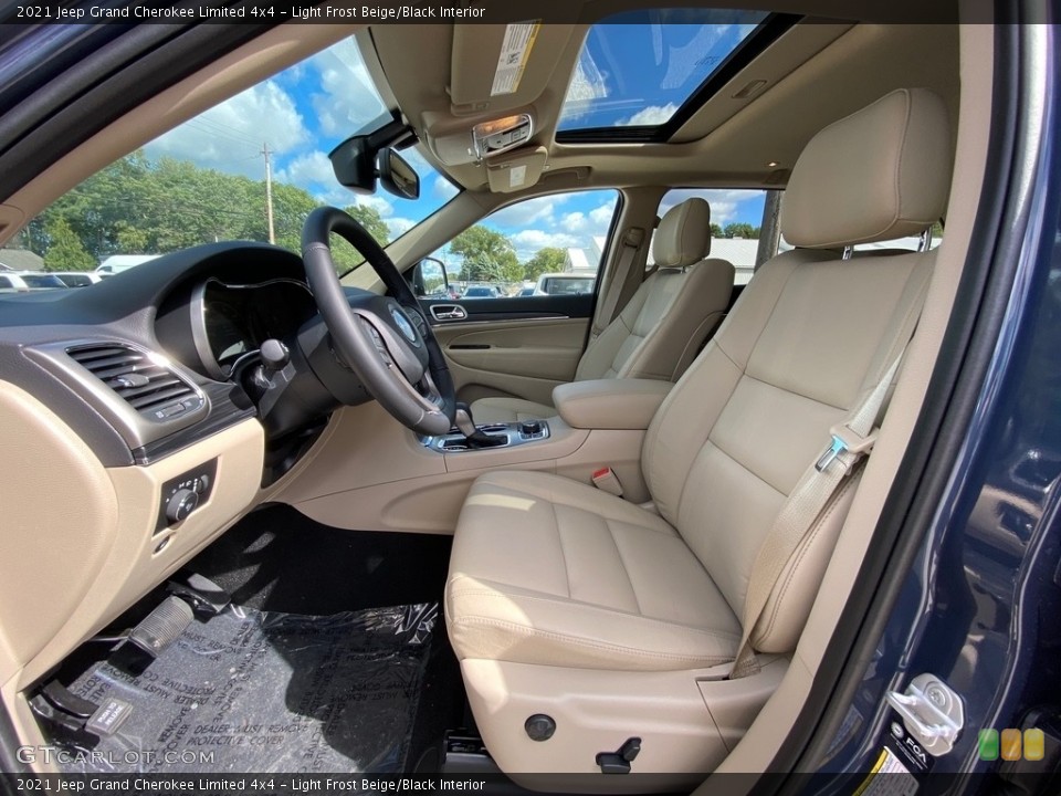 Light Frost Beige/Black Interior Photo for the 2021 Jeep Grand Cherokee Limited 4x4 #139753271
