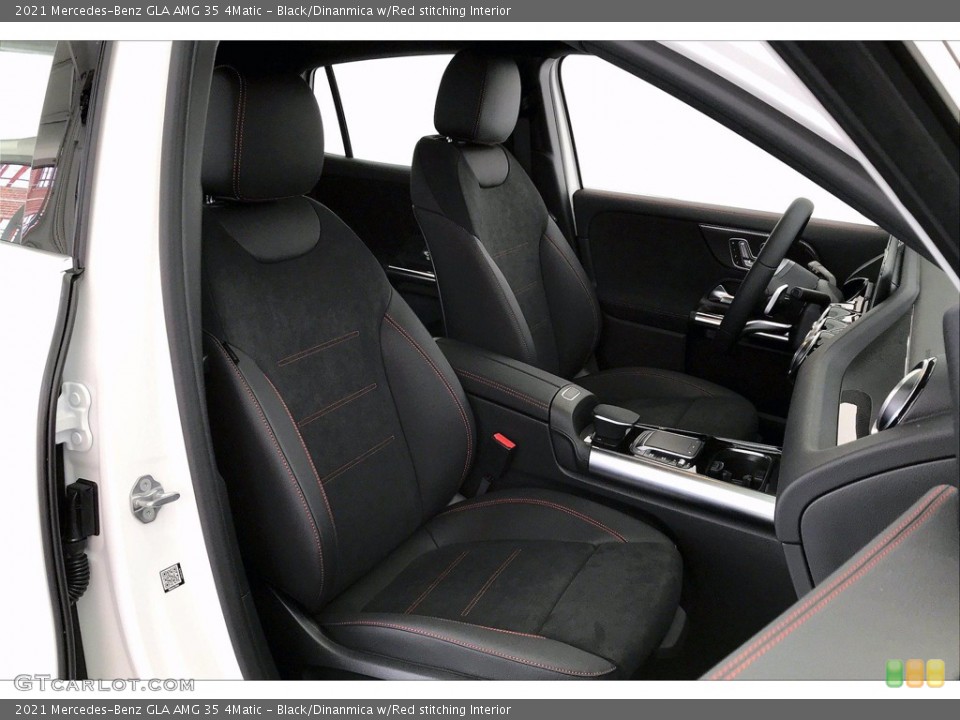 Black/Dinanmica w/Red stitching 2021 Mercedes-Benz GLA Interiors