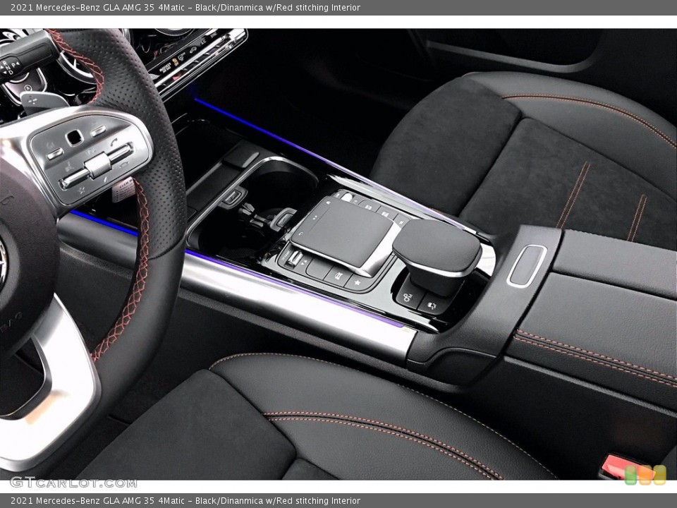 Black/Dinanmica w/Red stitching Interior Controls for the 2021 Mercedes-Benz GLA AMG 35 4Matic #139753961