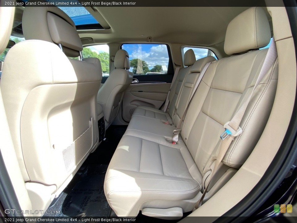 Light Frost Beige/Black Interior Rear Seat for the 2021 Jeep Grand Cherokee Limited 4x4 #139754483