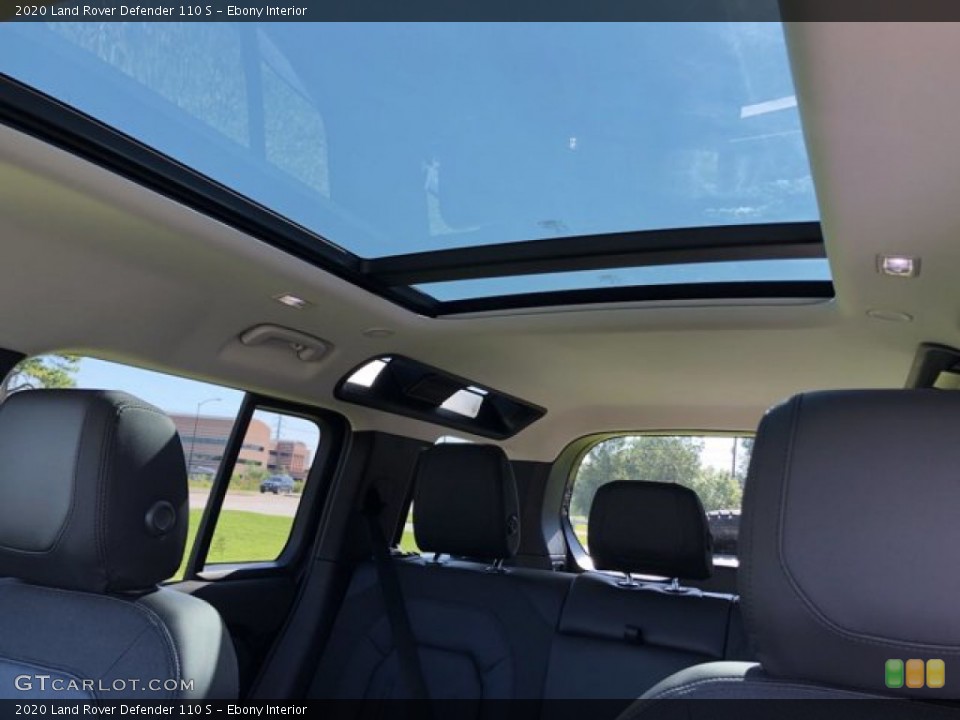 Ebony Interior Sunroof for the 2020 Land Rover Defender 110 S #139755911