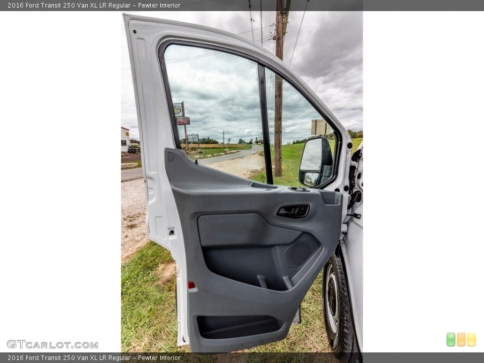 Pewter Interior Door Panel for the 2016 Ford Transit 250 Van XL LR Regular #139758205