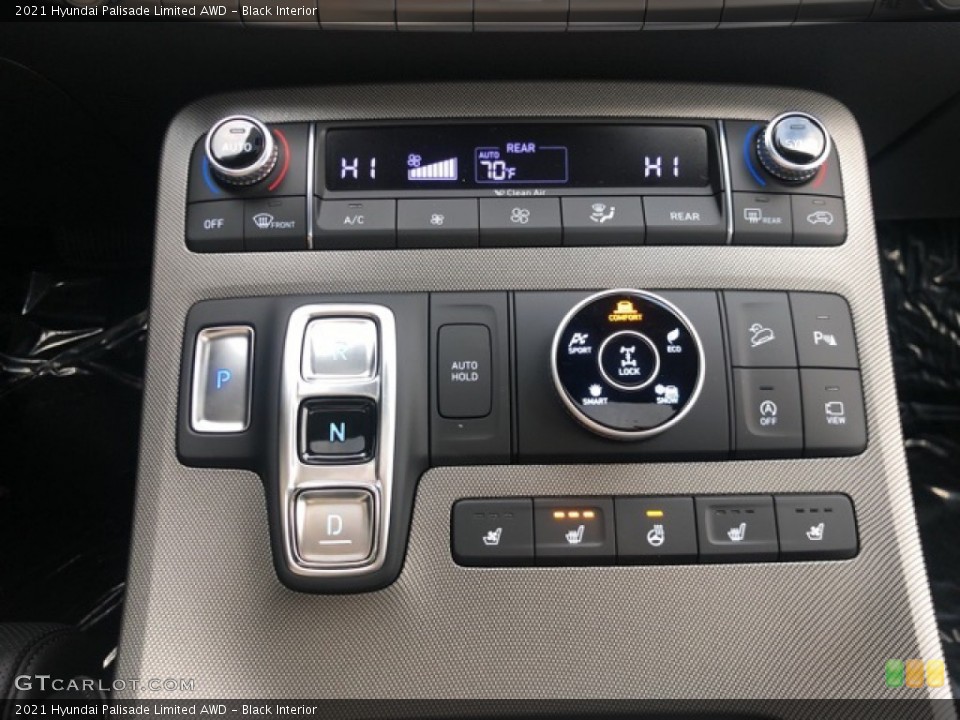 Black Interior Controls for the 2021 Hyundai Palisade Limited AWD #139761400