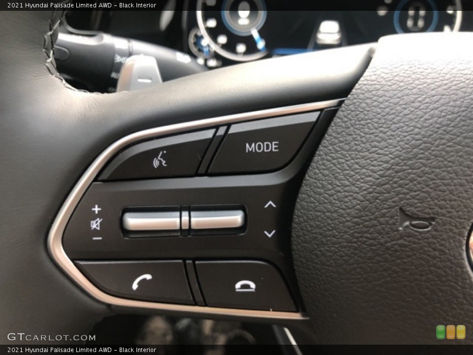 Black Interior Steering Wheel for the 2021 Hyundai Palisade Limited AWD #139761448