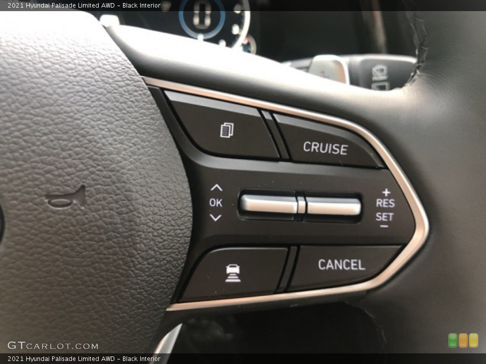 Black Interior Steering Wheel for the 2021 Hyundai Palisade Limited AWD #139761463