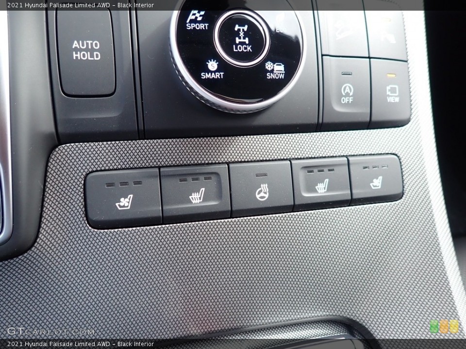 Black Interior Controls for the 2021 Hyundai Palisade Limited AWD #139761934