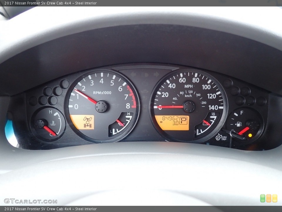 Steel Interior Gauges for the 2017 Nissan Frontier SV Crew Cab 4x4 #139764436