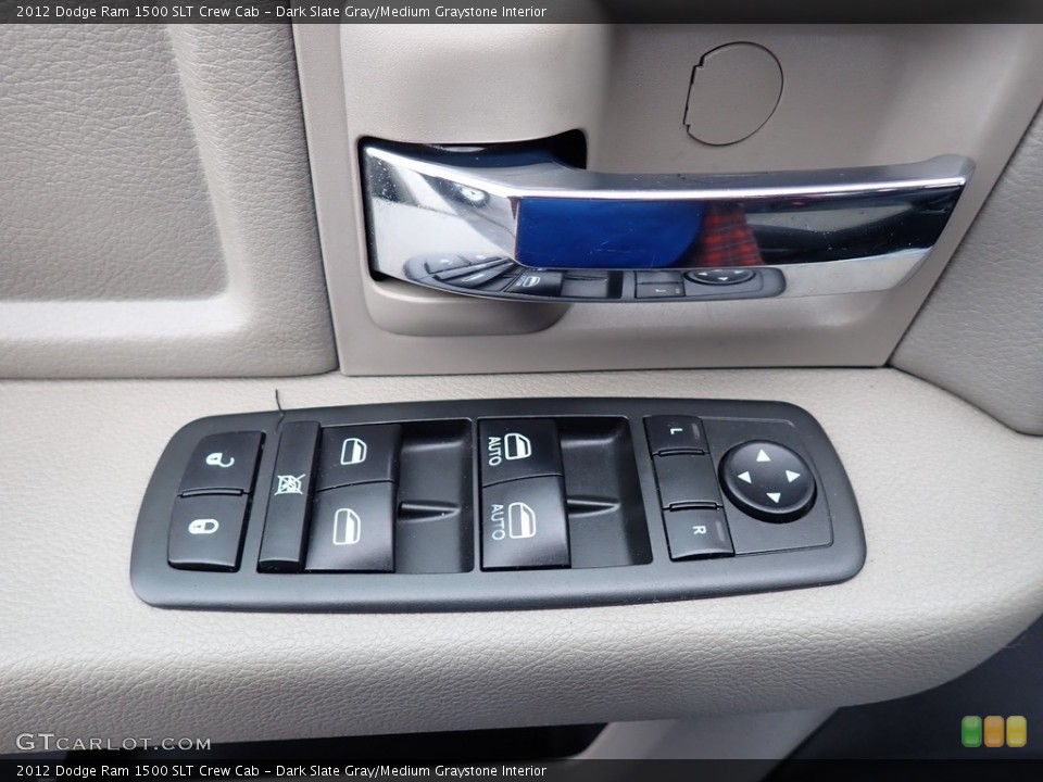 Dark Slate Gray/Medium Graystone Interior Door Panel for the 2012 Dodge Ram 1500 SLT Crew Cab #139765246