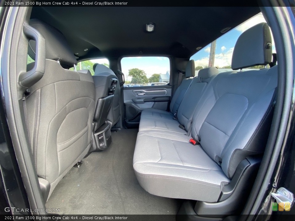 Diesel Gray/Black Interior Rear Seat for the 2021 Ram 1500 Big Horn Crew Cab 4x4 #139765306