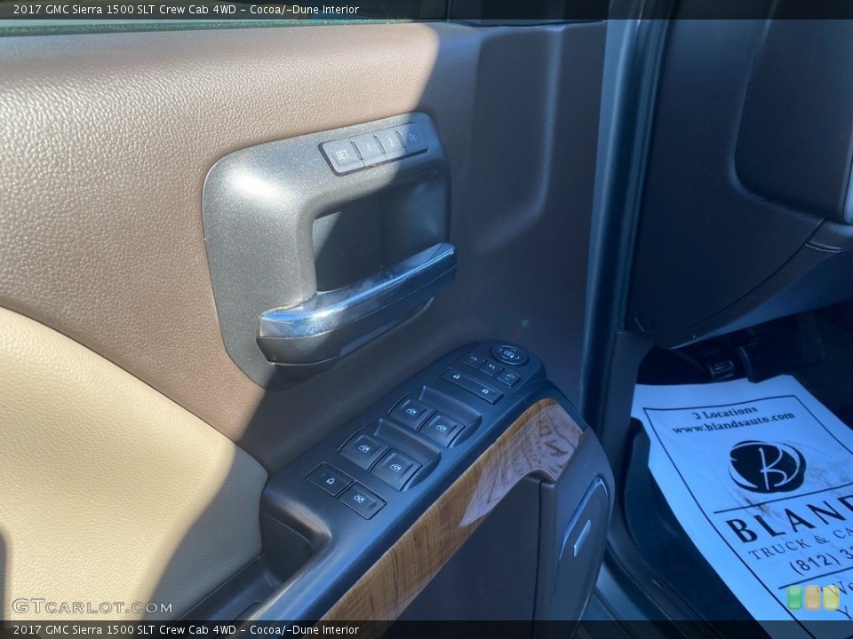 Cocoa/­Dune Interior Door Panel for the 2017 GMC Sierra 1500 SLT Crew Cab 4WD #139765477