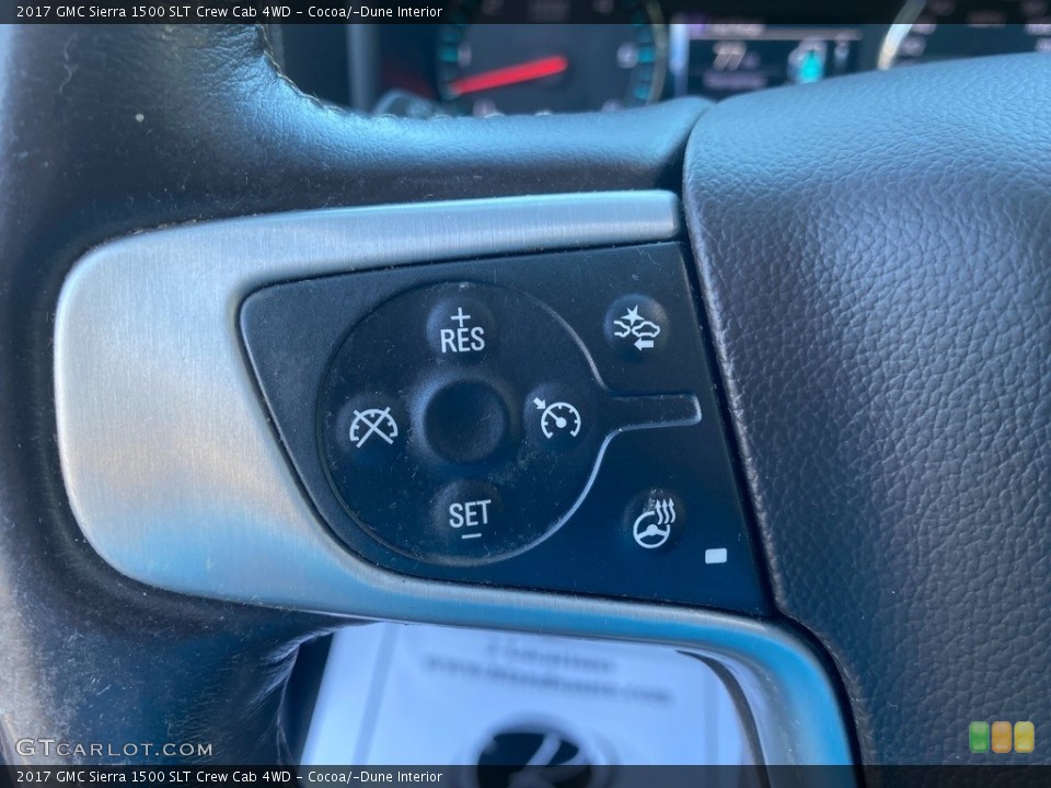 Cocoa/­Dune Interior Steering Wheel for the 2017 GMC Sierra 1500 SLT Crew Cab 4WD #139765603