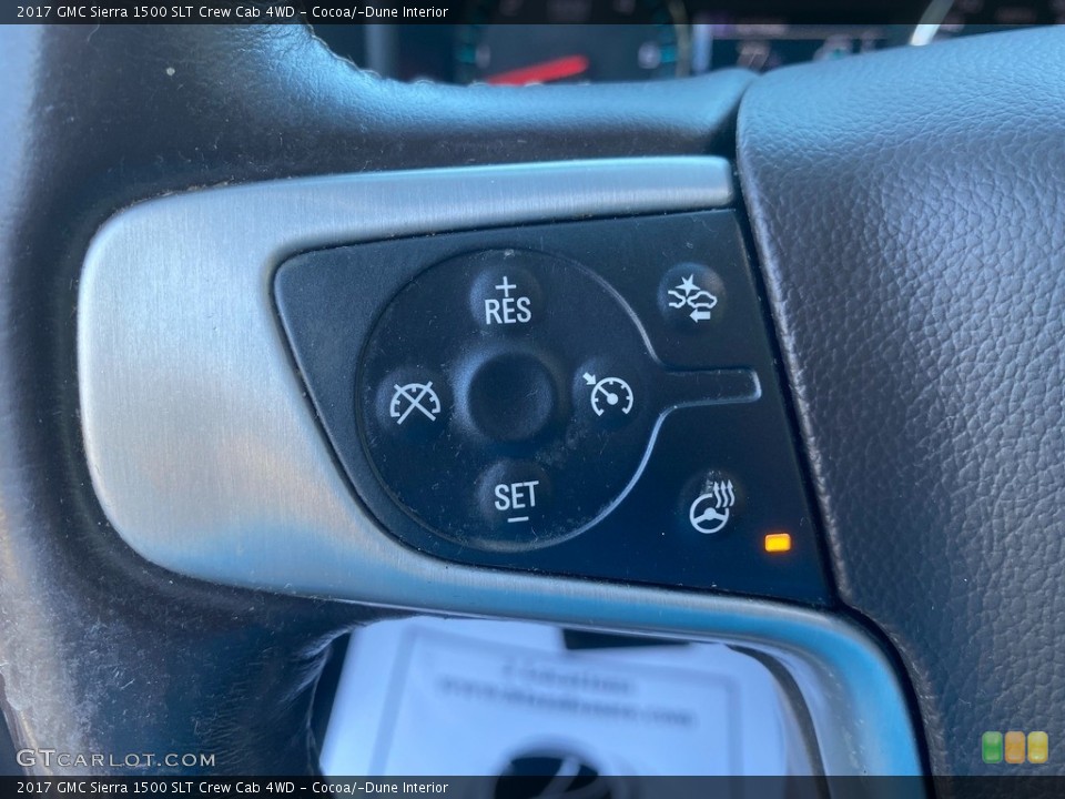 Cocoa/­Dune Interior Steering Wheel for the 2017 GMC Sierra 1500 SLT Crew Cab 4WD #139765618