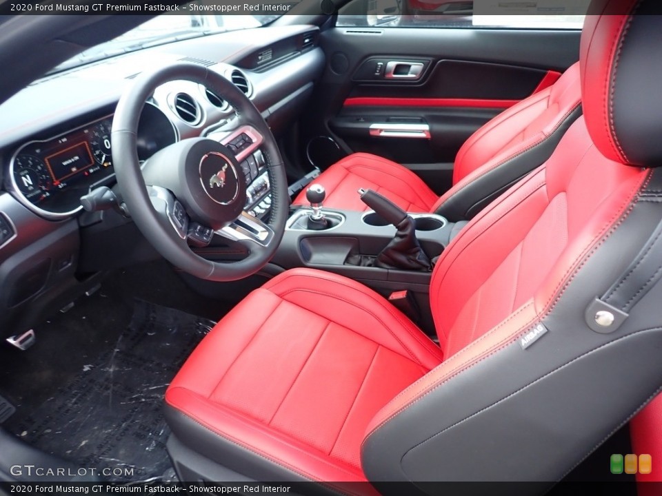 Showstopper Red Interior Photo for the 2020 Ford Mustang GT Premium Fastback #139765697