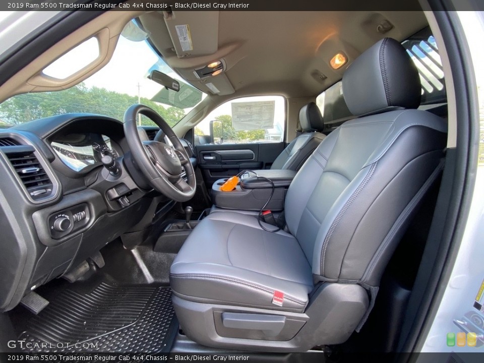 Black/Diesel Gray Interior Photo for the 2019 Ram 5500 Tradesman Regular Cab 4x4 Chassis #139766734