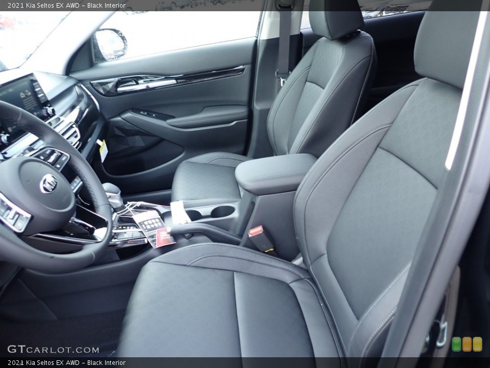 Black Interior Photo for the 2021 Kia Seltos EX AWD #139766916