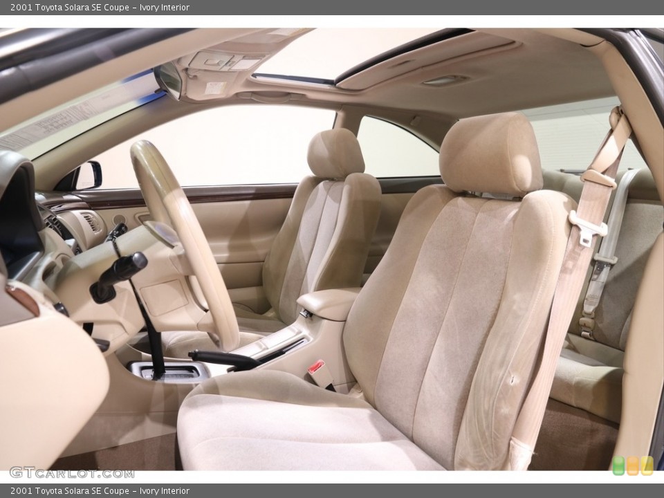 Ivory 2001 Toyota Solara Interiors