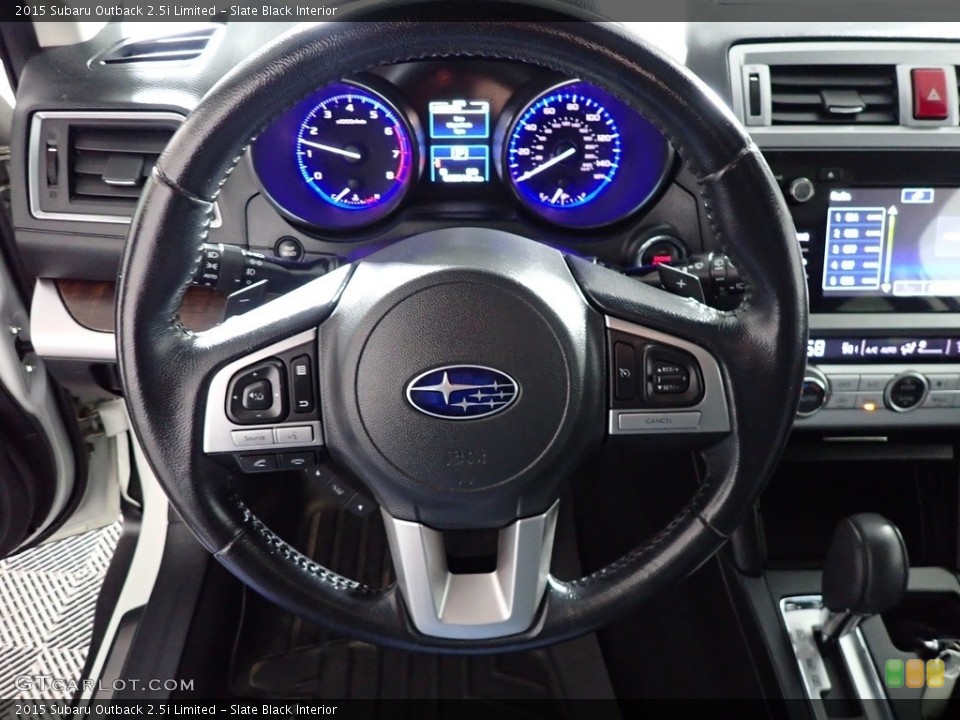 Slate Black Interior Steering Wheel for the 2015 Subaru Outback 2.5i Limited #139769395