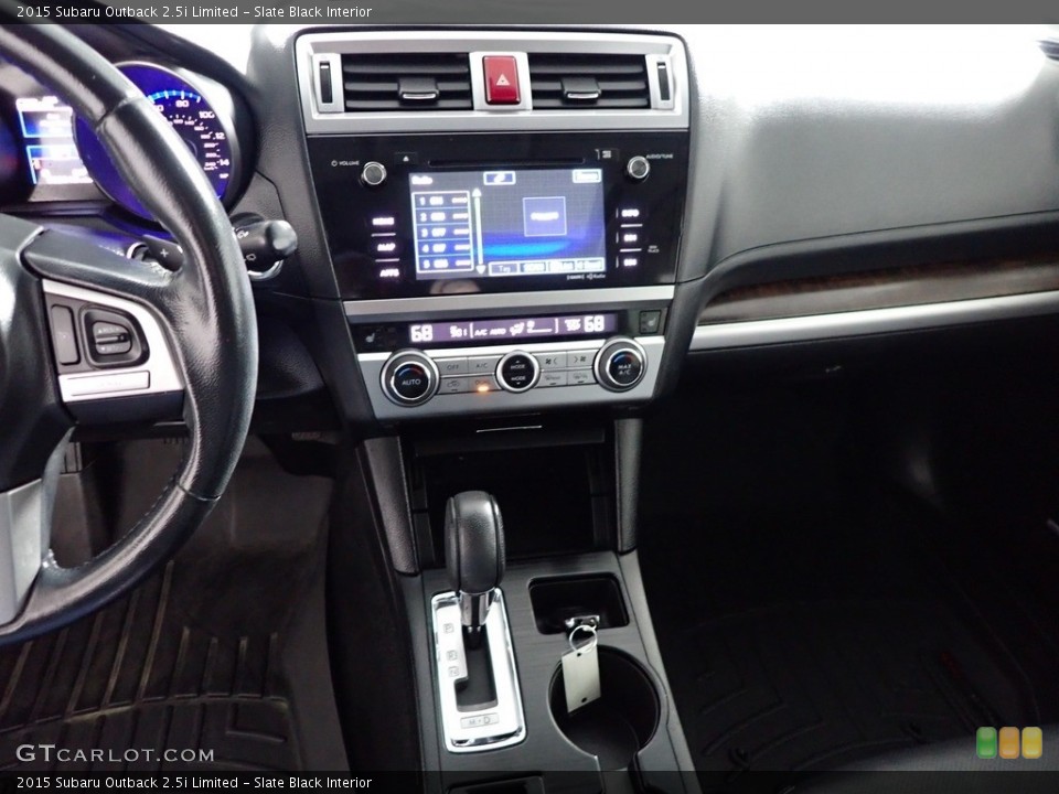 Slate Black Interior Controls for the 2015 Subaru Outback 2.5i Limited #139769419