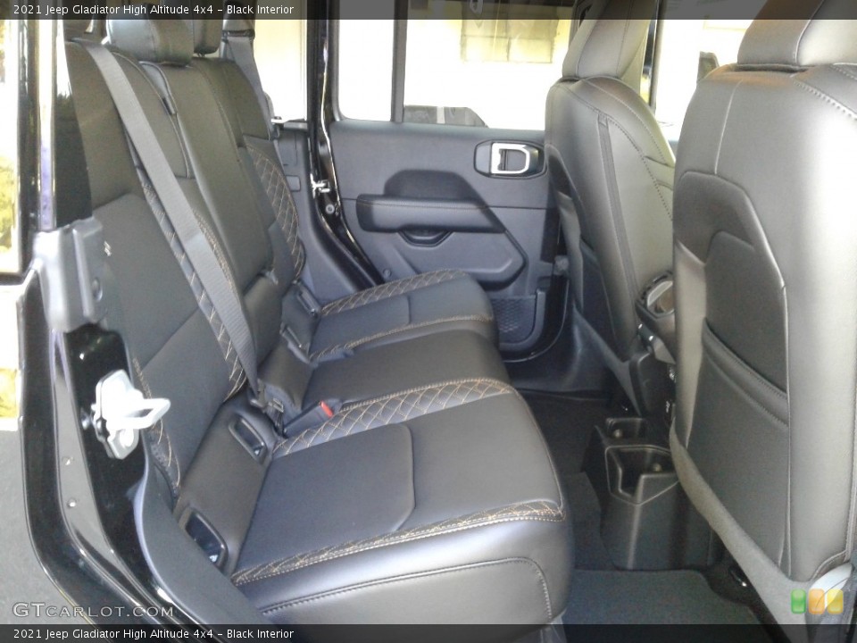 Black Interior Rear Seat for the 2021 Jeep Gladiator High Altitude 4x4 #139770163