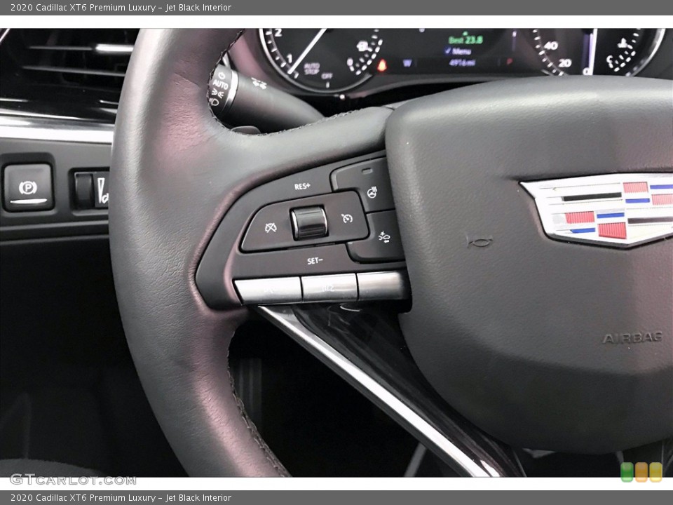 Jet Black Interior Steering Wheel for the 2020 Cadillac XT6 Premium Luxury #139770349