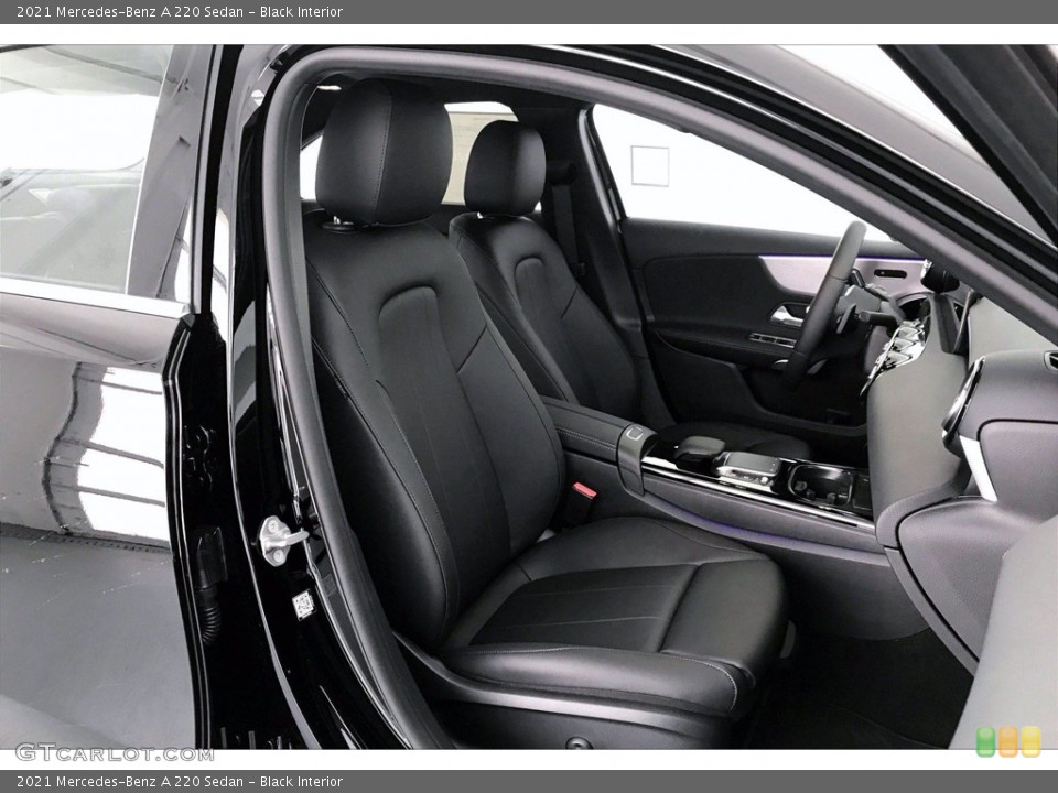 Black Interior Front Seat for the 2021 Mercedes-Benz A 220 Sedan #139772608