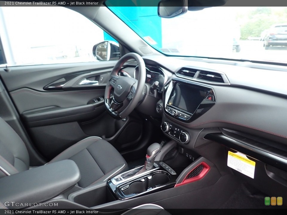 Jet Black Interior Dashboard for the 2021 Chevrolet TrailBlazer RS AWD #139772626