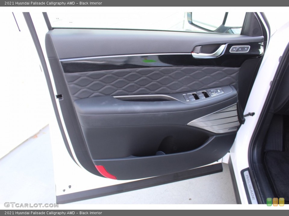 Black Interior Door Panel for the 2021 Hyundai Palisade Calligraphy AWD #139772692