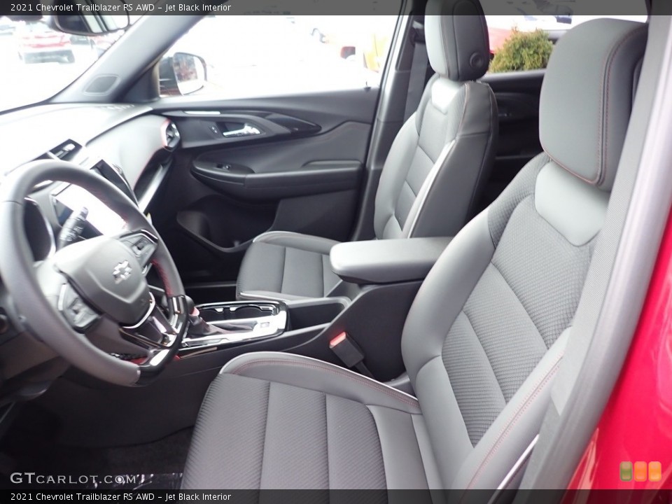 Jet Black Interior Front Seat for the 2021 Chevrolet Trailblazer RS AWD #139772704