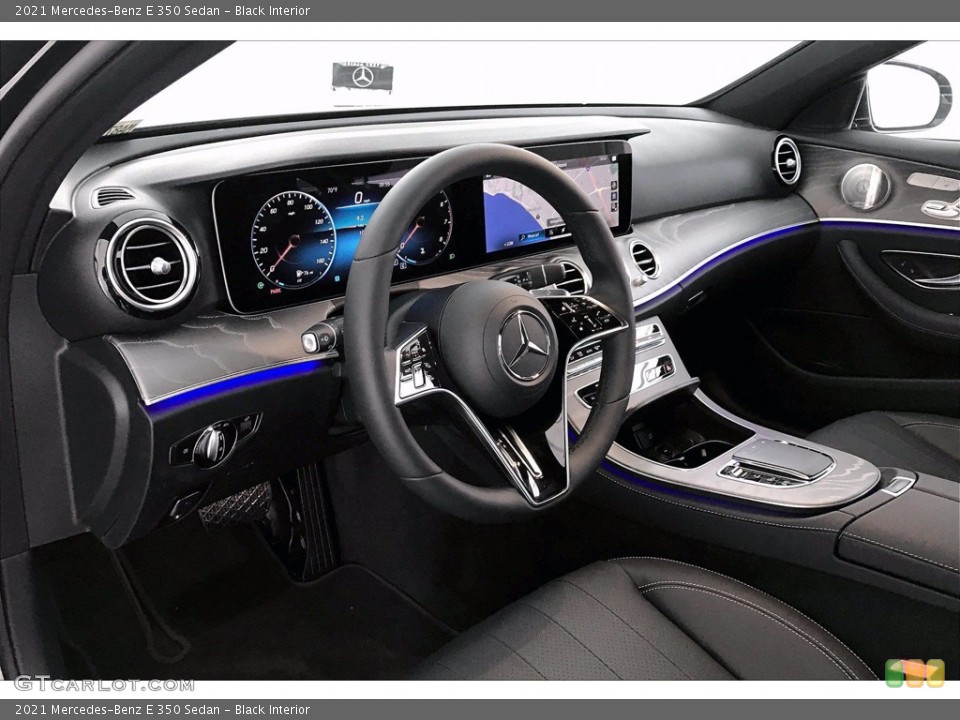 Black Interior Dashboard for the 2021 Mercedes-Benz E 350 Sedan #139772713