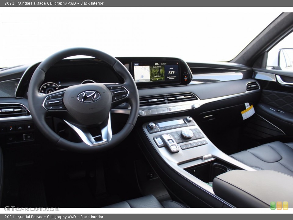 Black Interior Dashboard for the 2021 Hyundai Palisade Calligraphy AWD #139772797