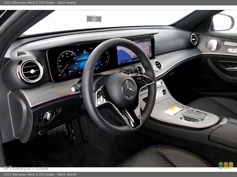 Black Interior Dashboard for the 2021 Mercedes-Benz E 350 Sedan #139772833